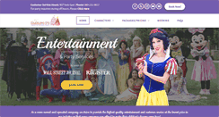 Desktop Screenshot of dazzlingprincessparty.com