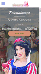 Mobile Screenshot of dazzlingprincessparty.com